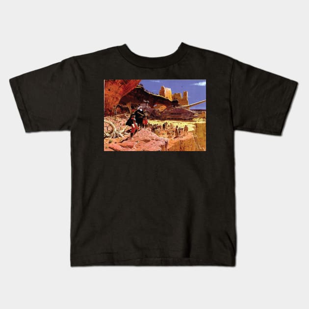 Moebius - Jean Giraud Kids T-Shirt by QualityArtFirst